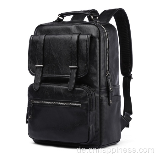 Cuir Boy Book Taschen männlicher Leder -Rucksack